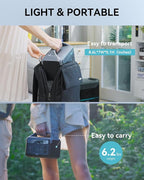 Portable Power Station 56000mAh, 179.2Wh LiFePO4 Battery Backup w/ 2 300W (Peak 600W) AC Outlets, 1.5hrs Fast Charging, Power Bank for Hurricane Emergency/Outdoor Camping/RVs/Home Use