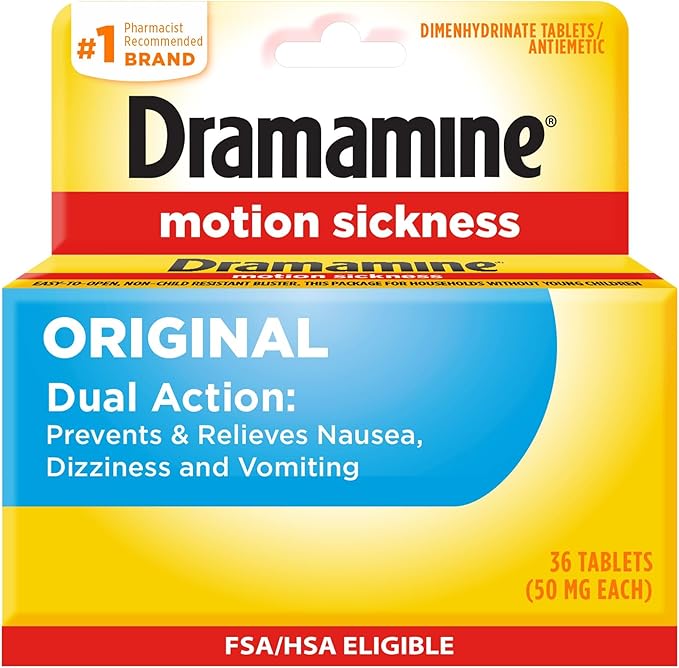 Original, Motion Sickness Relief, 36 Count 64236