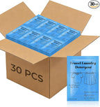 30 Pack Travel Laundry Detergent Bulk, Portable Single Use Liquid Laundry Soap, Verbena Scented, 10ml TSA Approved Travel Size for Traveler, Cruise, Hostel & Camping Essentials