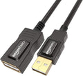 Amazon Basics 2-Pack USB-A 2.0 Extension Cable, Male to Female, Gold-Plated Connectors, 480Mbps Transfer Speed, 3.3 Foot, Black