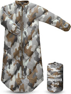 T40 Toddler Sleeping Bags Boys Girls | Ages 2-4 | Puffy Kids Sleeping Bag Camping Sleepovers |up to 46 in| Lightweight Compact Comfort for Indoor Outdoor Machine Washable