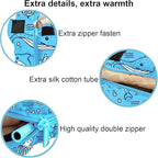 KidzAdventure Mummy Style 32 – 59F Kids Sleeping Bag with Pillow Sleeve, 4 Season, Lightweight and Backpacking Style, Ideal for Camping, Sleepover, Boys, Girls, Youth and Toddlers