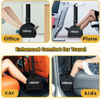 1 Pack - Foot Hammock for Plane Travel, Portable Airplane Foot Hammock with Memory Foam and Hardboard, Airplane Travel Essentials