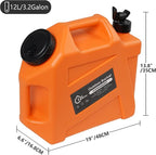 3.2 Gallon/5 Gallon Water Containers with Spigot, BPA Free Water Jug, Military Green Water Tank, Multifunction Water Storage Containers for Camping Outdoor Hiking,Emergency Stroage