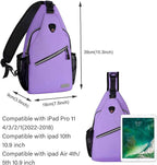MOSISO Sling Backpack, Multipurpose Crossbody Shoulder Bag Travel Hiking Daypack