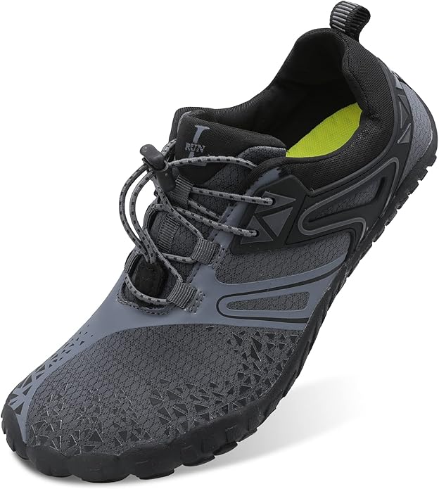 L-RUN Barefoot Water Shoes Women Mens Aqua Sock Athletic Hiking Water Sports Shoes for Swim Beach Pool Sand Diving Walking