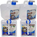 WaterStorageCube BPA Free Collapsible Water Container with Spigot, Camping Water Storage Carrier Jug for Outdoors Hiking Backpack & Survival Kit, Foldable Portable Water Canteen 1.3/2.6/5.3 Gallon