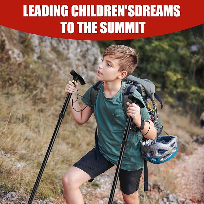 Trekking Poles - Hiking Poles for Kids,Telescopic, Collapsible, Ultralight for Hiking