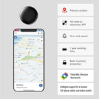 JieWeiXun Compatible Android Ultra-Thin Find My Device Tracker – IP66 Waterproof, 1-Year Battery, Global GPS Locator for Keys/Wallet/Luggage via Google Find My Network(Android, 1 PCS)