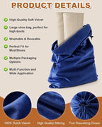 2 Pcs Shoe Bags for Travel, 21.2"x13.3" Large Boot Bags for Cowboy Boots, Washable Velvet Dust Bag with Drawstring for Dress Shoes, Handbags and Clothing, Suitable for Travel and Home Storage