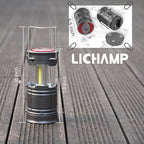 Lichamp 4 Pack LED Camping Lanterns, Battery Powered Lantern Flashlight COB Camp Light for Power Outages, Camping Supplies and Home Hurricane Supplies, F4GY