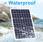 SUNAPEX Solar Battery Charger Maintainer, 30W 12V Portable Waterproof Solar Panel Trickle Charger with Built-in Charge Controller, Cig Plug, Alligator Clips, O-Rings for Car, Truck,Tractor, Boat, etc