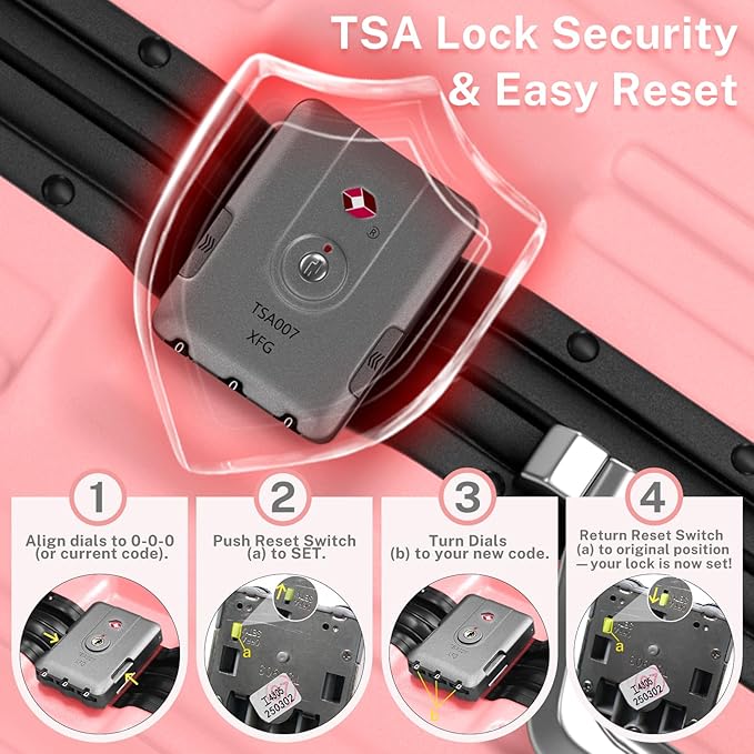 Krute Luggage 28 Inch Aluminum Frame Luggages TSA Lock No Zipper Checked Suitcase with Spinner Wheels Hardshell Lightweight PC+ABS Large Suit Case