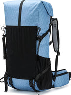 Hiking Backpack,40L to 50L Extra Large Capacity Hiking Bag,Internal Frame Camping Backpack,Upgraded X-PAC Lightweight Sport Daypack Travel Backpack Fit For Mountain Climbing Camping(Blue)