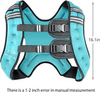 Prodigen Weighted Vest for Women and Men 8 12 16 20 25 30 Lbs with Reflective Stripe and Double Adjustable Buckle Straps Weight Vests for Strength Training, Jogging, Cardio, Weight Loss