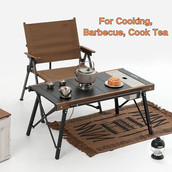 Naturehike Camping Foldable Table, Multifunctional Combination Outdoor Table, Portable Table with Easy Carrying Bag for Beach,Backyard, BBQ, Party, Picnic