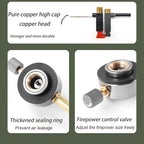 Camping Stove, Portable Lightweight Backpacking Stove with EVA Bag and Piezo Ignition, Foldable 3 in 1 Gas Stove Burner for Outdoor Picnic Cooking and Hiking (Small)