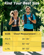 MOKURA Running Vest for Women Men, Adjustable Reflective Running Hydration Vest with 500mL Soft Flask and Phone Holder, Lightweight Water Bottle Vest for Marathon Trail, Hiking, Racing