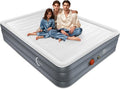 Eclipse Series Queen Air Mattress with USB Rechargeable Built-in Pump, Wireless Inflatable Airbed, Durable Leakproof Design, Portable for Home & Camping
