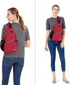 MOSISO Sling Backpack, Multipurpose Crossbody Shoulder Bag Travel Hiking Daypack