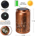 Butterfly Solar Lanterns Outdoor Waterproof, Garden Decor Hanging Solar Lights Gifts for Women Mom Grandma, Metal Garden Decorative Lights for Yard, Backyard, Patio, Porch