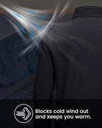 MAGCOMSEN Men's Fleece Lined Softshell Jacket Waterproof Windbreaker Rain Jacket for Tactical Hiking