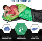 VENTURE 4TH Backpacking Sleeping Bag – XXL, Double and Single Sizes - Lightweight Warm & Cold Weather Sleeping Bags for Adults, Kids & Couples – Ideal for Hiking, Camping & Outdoor Adventures