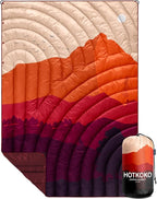 Camping Blanket,Lightweight Puffy Printed Camping Blanket Packable Outdoor Blanket for Camping,Traveling, Stadium, Hiking, Picnics