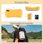 HIKEMAN Camping Memory Foam Pillow - Ultralight Washable Camping Essentials Backpacking Travel Pillow for Outdoor Camp, Sport, Airplanes, Hiking(Skin)