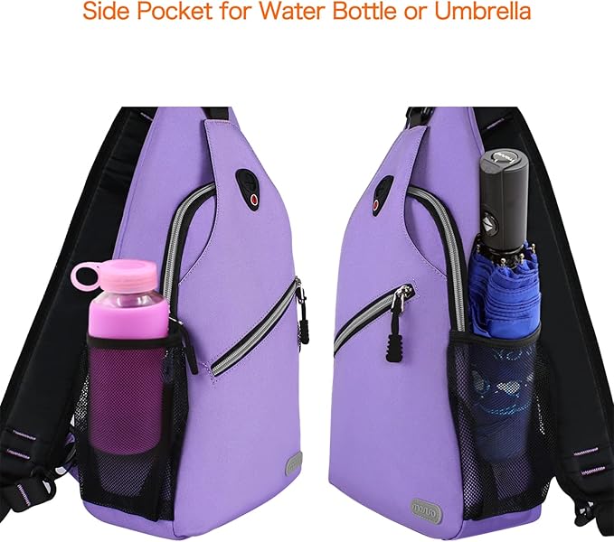 MOSISO Sling Backpack, Multipurpose Crossbody Shoulder Bag Travel Hiking Daypack