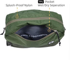 Travel Toiletry Bag 5L, Compact Travel Organizer with Waterproof TPU Wet/Dry Compartment