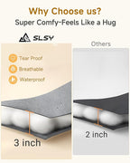 Slsy Heated Camping Chair Oversized, Outdoor Portable Heated Folding Chair, Heavy Duty 500 lbs Support, Padded Seat for Outdoor Sports, Camping, Patio, and Picnics