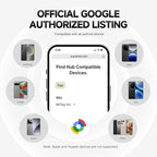 MiLi MiTag Bluetooth Tracker for Android, Smart Tracking Tag/Key Finder/Luggage Tracker/Item Locator for Google Find My Device (Find Hub) App, 1 Pack