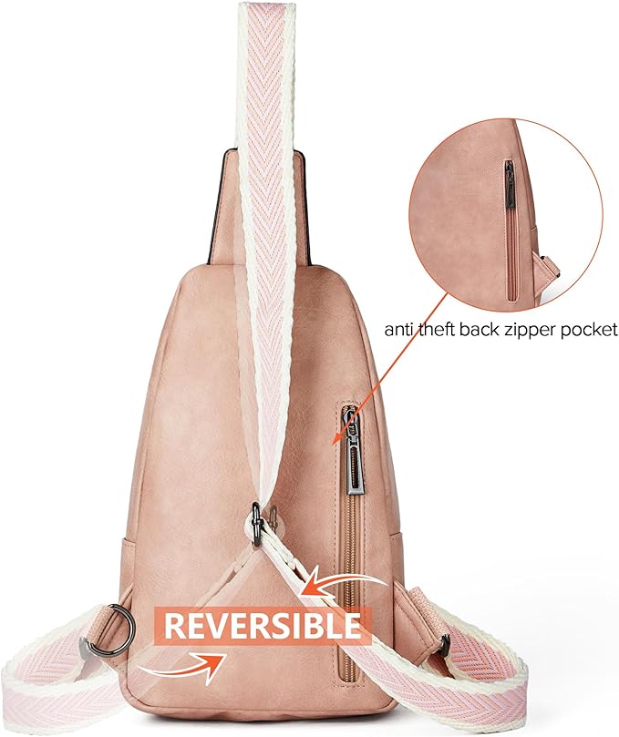 Sling Bag Crossbody Bags for Women Small Cross Body Bag Fanny Packs Chest Sling Purse for Daily Travel Leisure Sport