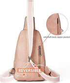 Sling Bag Crossbody Bags for Women Small Cross Body Bag Fanny Packs Chest Sling Purse for Daily Travel Leisure Sport