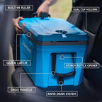 EchoSmile Ultra-Light Hard Cooler 35L/37qt, Outdoor Insulated Ice Chest Box
