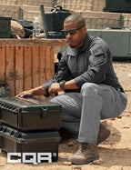 CQR Men's Flex Ripstop Tactical Pants, Water Resistant Stretch Cargo Pants, Lightweight EDC Hiking Work Pants