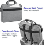 Taygeer Laptop Bag for Men, Water Resistant Crossbody Messenger Shoulder Bag for Business, Professional Premium Office Briefcase, Portable 15.6 Inch Carry On Laptop Case for Notebook/Computer, Grey