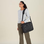 Amazon Basics Laptop Carrying Case with Shoulder Strap and Handle, Large Capacity, 15.6 in, Black (Pack of 6)
