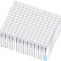 Zhehao 50 Pcs Mini Spray Bottles 5 ml Clear Glass Perfume Bottles Refillable Fine Mist Perfume Atomizer Portable Empty Sample Containers for Cleaning, Essential Oils, Travel (Clear Cap)