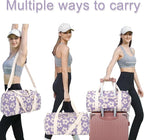 BLUBOON Duffle Bag Girls Kids Cute Gym Bag with Shoes Compartment & Wet Separation Waterproof Sports Overnight Travel Bag