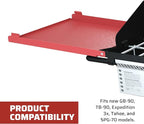 Camp Chef Folding Side Shelf Set for Three-Burners, Red