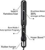 Looftlighter Pro - Electric Charcoal Starter & Fire Lighter with HyperBoost, Superheated Air Technology, 1400°F in 60 Seconds, for BBQ Grills, Smokers & Fireplaces