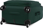 Travelpro Maxlite 5 Softside Expandable Luggage with 4 Spinner Wheels, Lightweight Suitcase, Men and Women, Forest Green, 2-Piece Set (21/29)