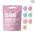 Naisture 15 Min Pamper Me Kit Korean Spa Skincare Gift Set for Women-Head to Toe with Hair, Face, Eye, Hand, & Foot Masks (7 pcs)