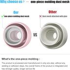 3 Pairs Replacement Ear Tips for AirPods Pro 1st & 2nd Generation with Noise Reduction Hole, Silicone Ear Tips for AirPods Pro with Portable Storage Box and Fits in Charging Case (Medium, Pink)