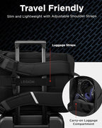Lenovo Legion Gaming Laptop Backpack GB800, 21L Capacity, Fits 17-inch Laptops, Water Resistant, Three Main Compartments & 19 Specialiized Pockets, Black