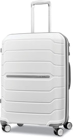 Samsonite Freeform 2-Piece Luggage Set - Carry-On & Large Checked Luggage with Dual Spinner Wheels - Durable Polypropylene Hardshell - TSA Lock, Airline-Approved - Expandable Hard Shell - White
