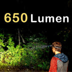 Everbeam H6 Pro LED Head Torch Headlamp, Motion Sensor Control, 650 Lumen Bright 20 Hours Runtime 1200mAh Battery Powered USB Rechargeable Headlight (2 Pack)