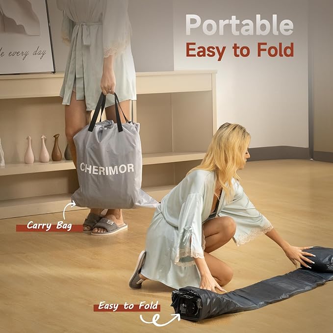 California King Size Air Mattress with Built in Pump, 18" Luxury Thick Inflatable Blow up Mattress for Guests & Home, Fast Self-Inflating Air Bed with Carry Bag for Camping